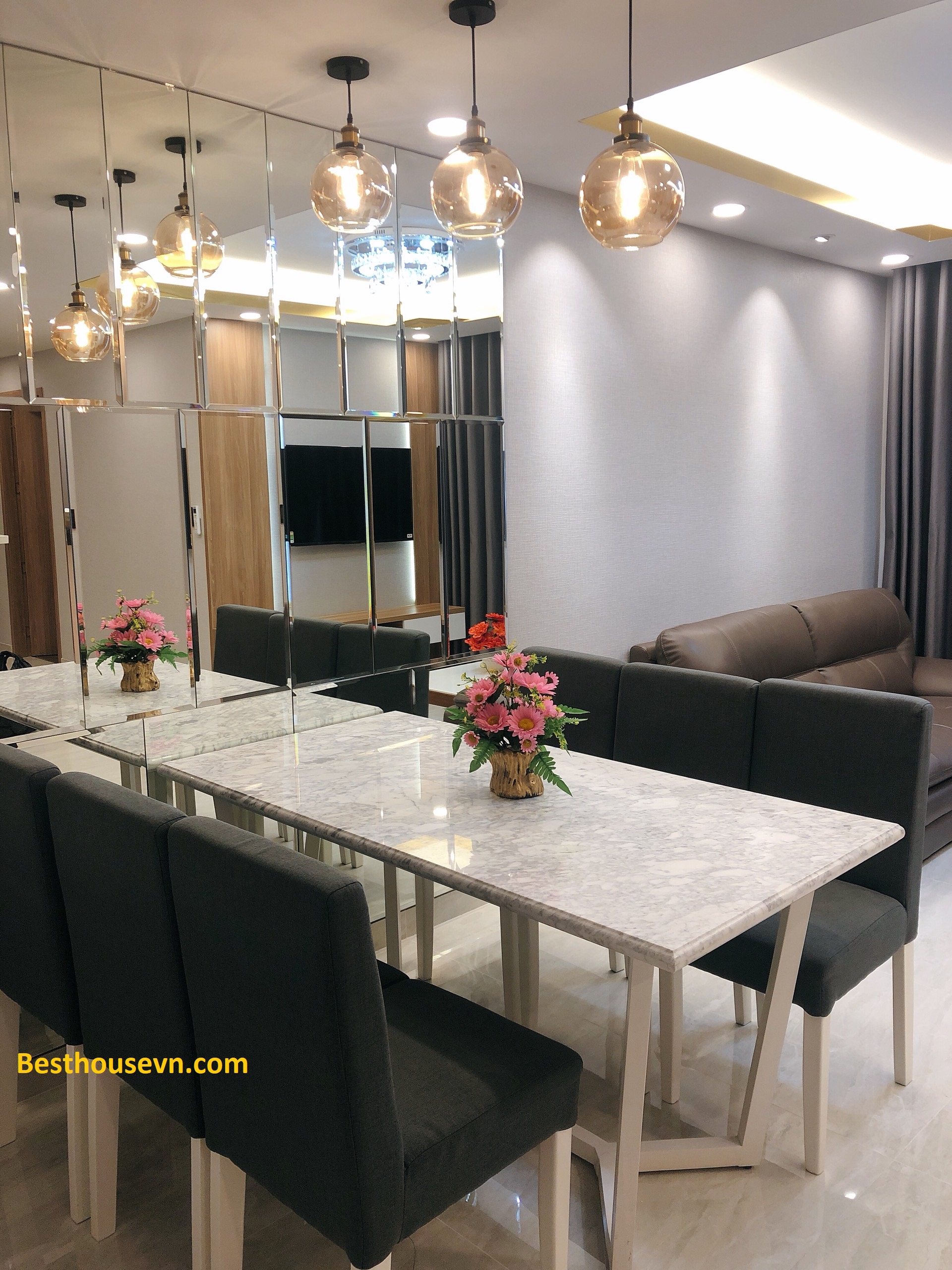 Luxury Hung phuc  97sqm apartment-for-rent